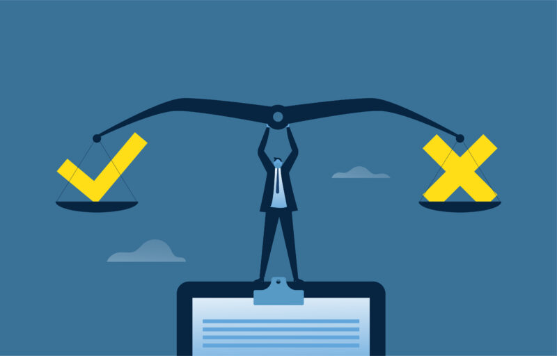 A businessman tries to balance right and wrong.