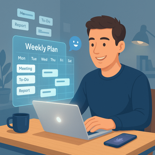 How I Plan My Week in 5 Minutes Using AI